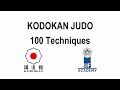 Kodokan judo 100 techniques pv