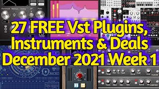 27 Best New Free Vst Plugins Vst Instruments Sdanle Packs U0026 Huge Deals  December 2021 Week 1