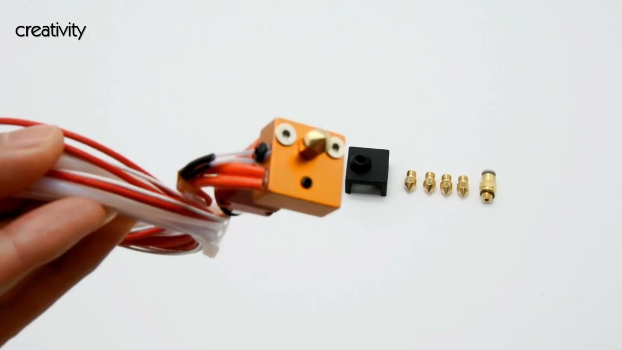 Ender 3 Metal J-Head CR10 MK8 Hotend Extruder Kit Heat Block Nozzle