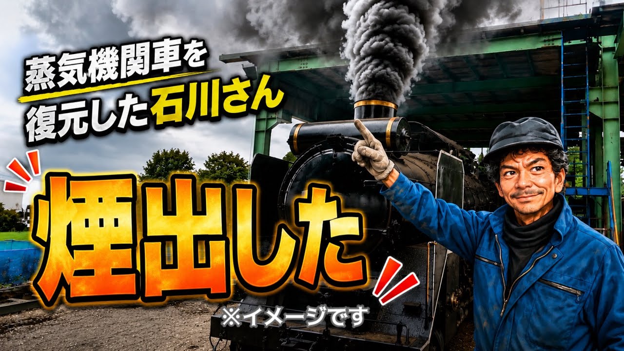 Made It Smoke] Ishikawa-san Restores a Steam Locomotive Ep. 55