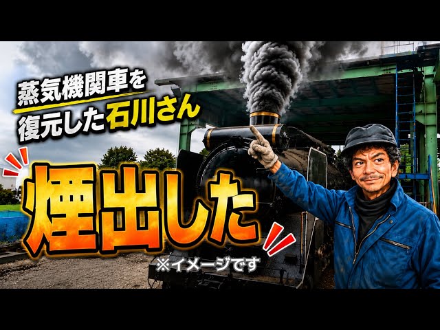 Made It Smoke] Ishikawa-san Restores a Steam Locomotive Ep. 55