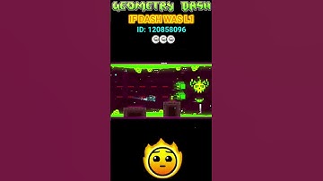 IF DASH WAS L1 ALL COINS - GEOMETRY DASH #allcoins #geometrydash #geometrydashindonesia #shorts #gd