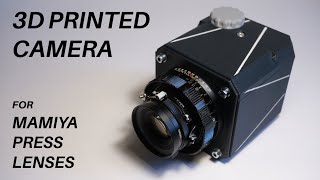 3D printed MEDIUM FORMAT CAMERA for MAMIYA PRESS lenses