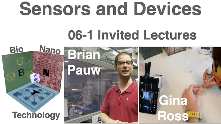 Invited lectures 1 Brian Pauw,  Gina Ross (Sensors...