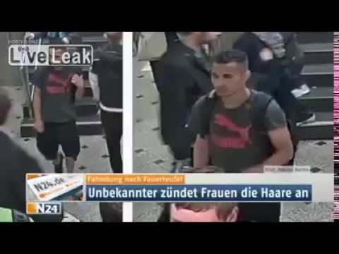 Muslim Immigrant Sets German Girl's Hair on Fire on Subway