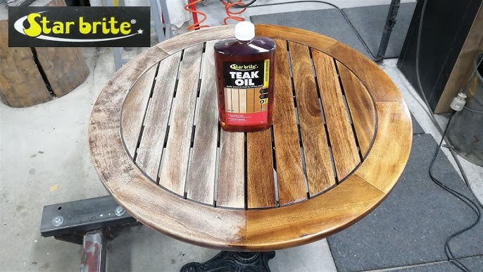 Teak Oil Outdoor Furniture Restoration and Application by Star