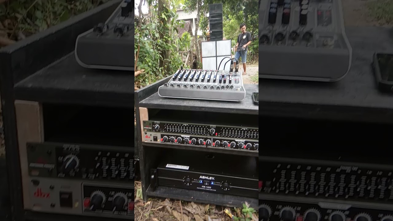 Tes power ashley hm 1000 vs jic 18075 × 4 buat hajatan sangat mumpuni