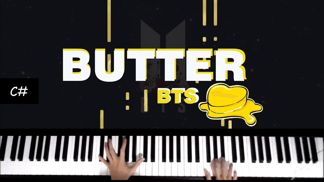 Butter BTS Piano Cover by Ivena Trixie YouTube