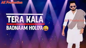 Kala Badnam Ho Liya। New Haryanvi Song status 2019। Haryanvi Letest New DJ Song