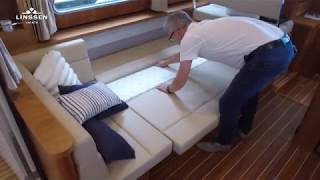 Extra sleeping places on board your Linssen with the Easy Sleep Convert Sytem
