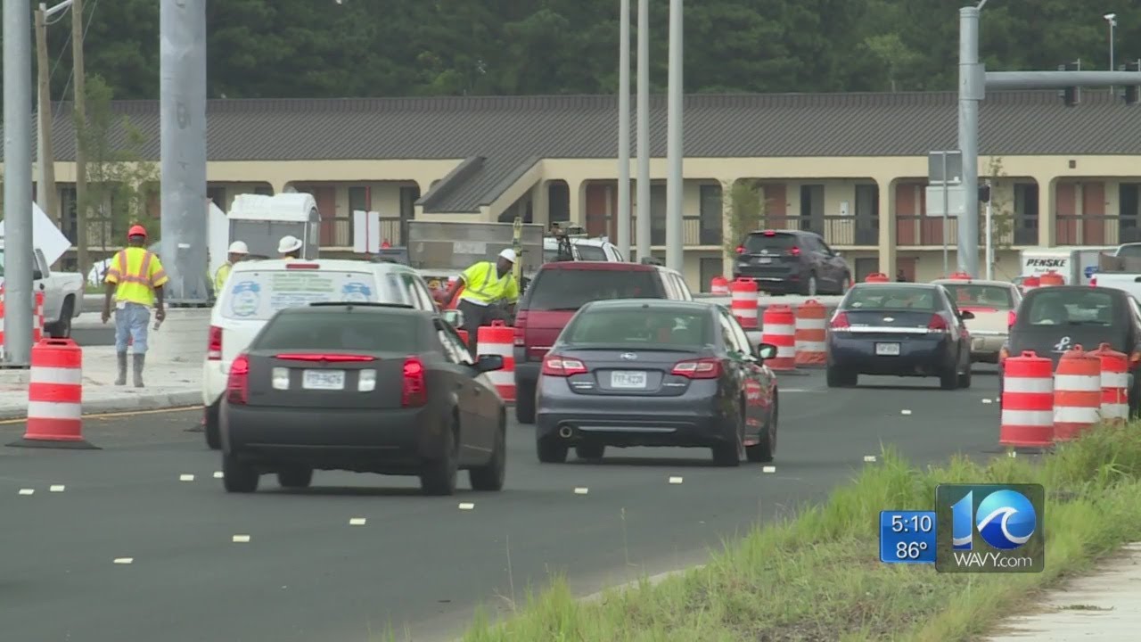 New continuous flow intersection opens in Norfolk