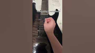 Which string is out of tune? #funny #gitar #memes #gitarsong #helpmemakethismakesense #furry #video