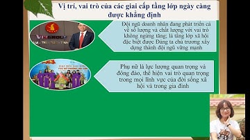 video 3 chương 5 CƠ CẤU XÃ HỘI - GC VÀ LIÊN MINH GIAI CẤP, TẦNG LỚP TRONG THỜI KỲ QUÁ ĐỘ LÊN CNXH