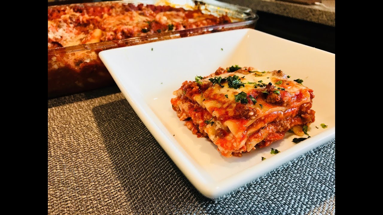 How To Make Classic Lasagna - YouTube