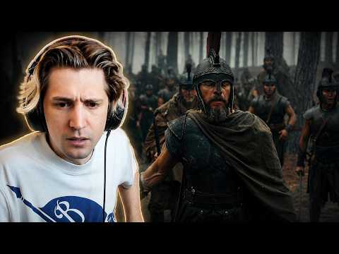 XQC Reacts to The Odyssey Countdown Trailer
