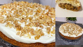 Moist Carrot 🥕Cake With Cream Cheese Frosting screenshot 4