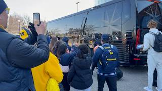 Michigan Mens Basketball Team Has Warm Homecoming After National Championship Win