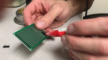 Scuttle Robot - soldering the i2c bus board