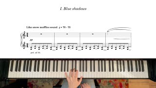 Blue Shadows - Winter Triptych I - original piano