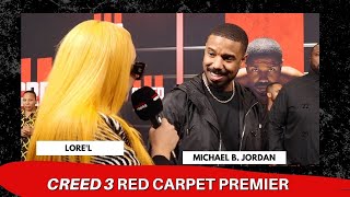 Michael B. Jordan At The 'Creed 3' Red Carpet Premiere