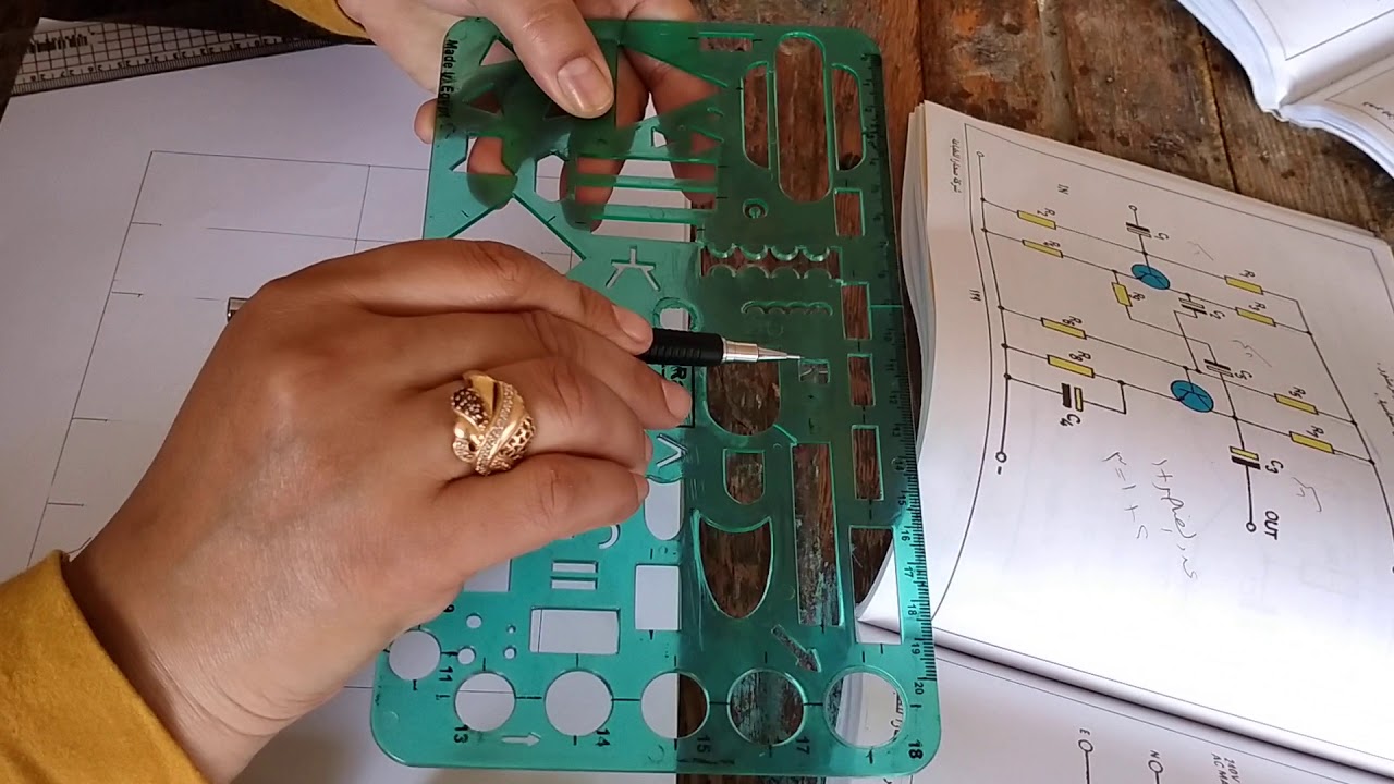 كيفية رسم الدائرة النظرية للصف الثانى قسم حاسبات والكترونات