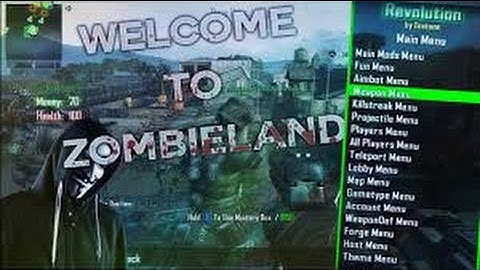 Bo2 ZombieLand Mod Menu No Jailbreak 1.19 Free Download