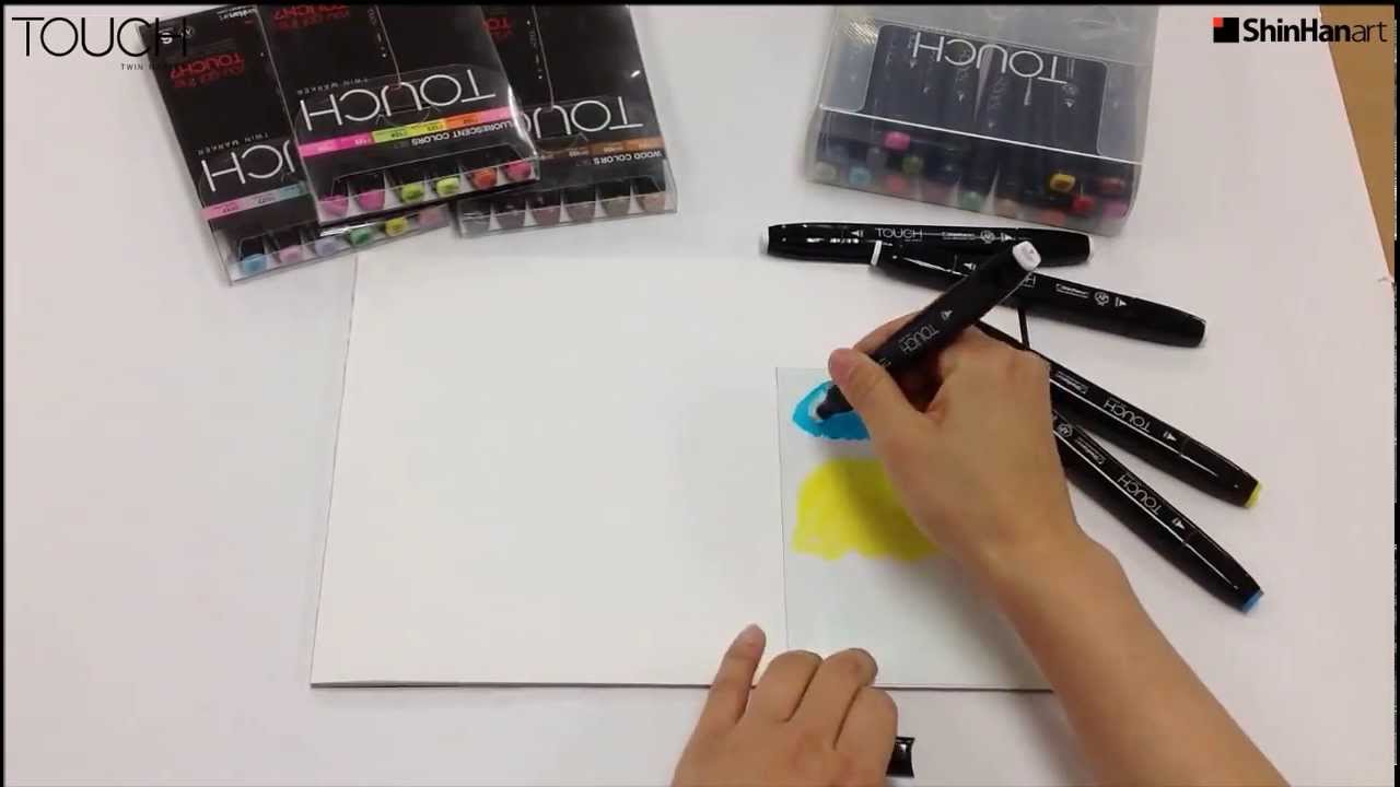 [Shinhanart]TOUCH TWIN MARKER COLORLESS BLENDER_Techniques 1