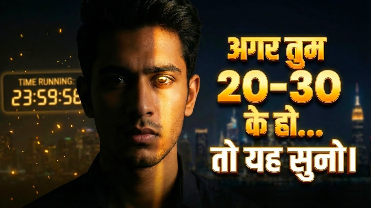 अगर तुम 20–30 के हो तो ये जरूर देखो | Motivational Story In Hindi | Life Motivation | Best Motivatio