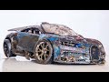 Bugatti Chiron 1:18 Restoration Abandoned Hypercar Model Car