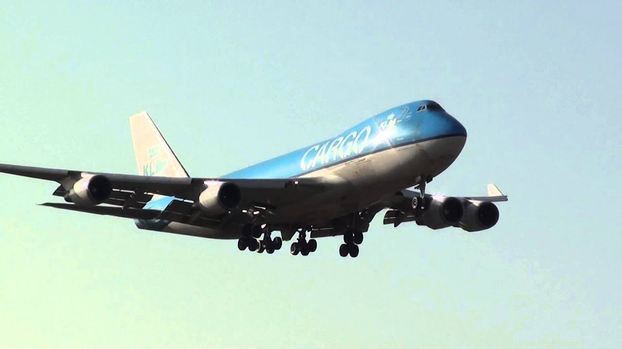 Klm Cargo Boeing 747-400F PH-CKC Landing Malaga AGP