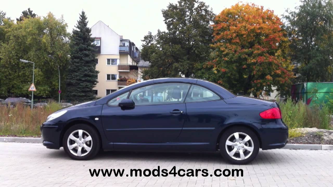 mods4cars SmartTOP for Peugeot 307 CC - operate the top with your remote &  while driving 