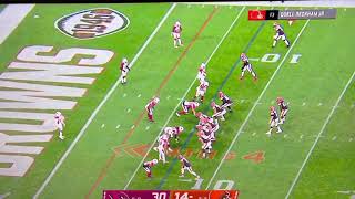 Odel Beckham Jr couldn’t make the catch on 4th down 10-17-21