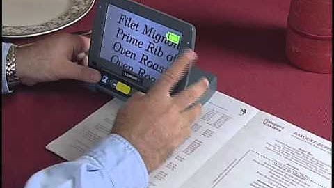 Low Vision Store Sapphire portable electronic reading machine