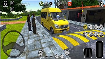 Realistic Mercedes-Benz Sprinter W906 23 + FL Mod Drive - Proton Bus Simulator Urbano Gameplay 