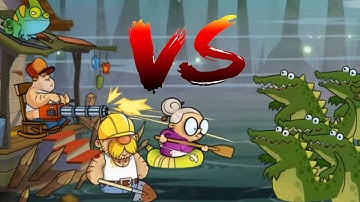 Swamp Attack Gameplay Walkthrough - Episode 2(Level 1-10) Boss for Android/IOS