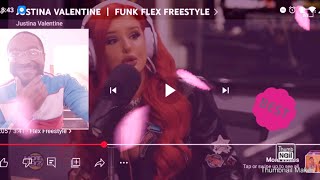 She Was Snapping. My Reaction. Justina Valentine - Funk Flex Freestyle.