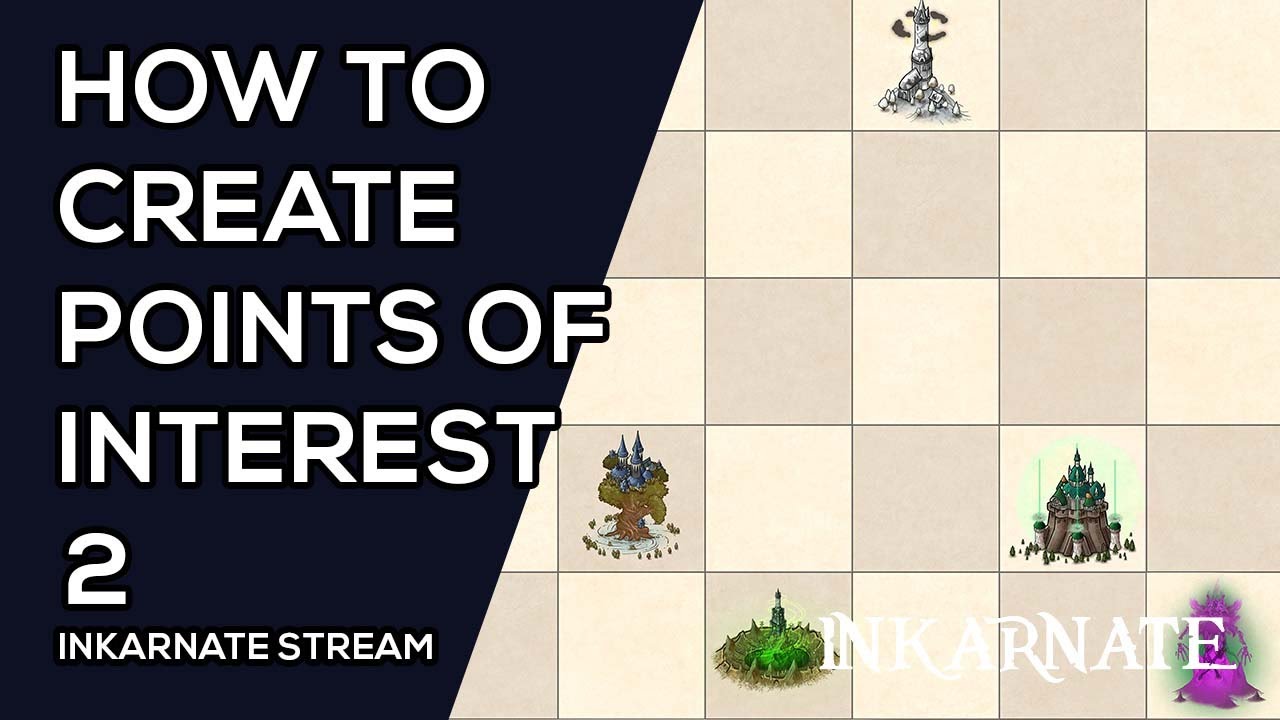 How to Create Points of Interest 2 | Inkarnate Stream - YouTube