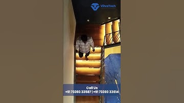 Staircase Automation | Step into the Future #homeautomation #smartliving #modern