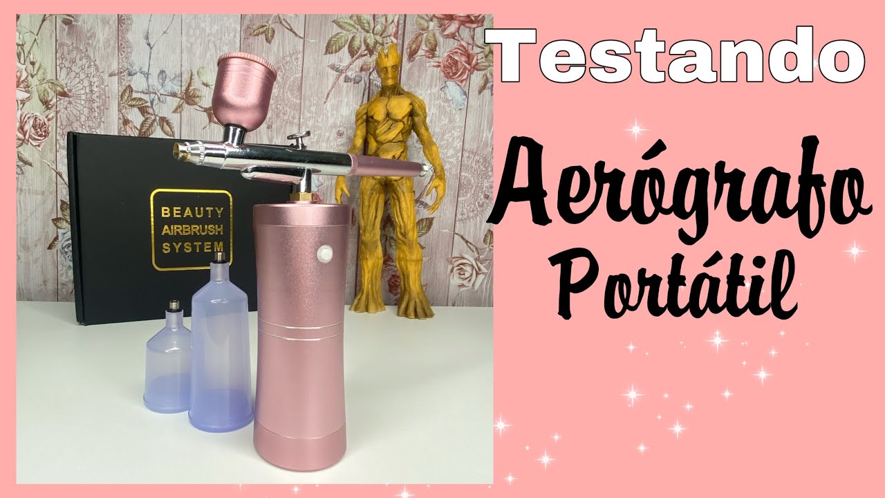 Testando | Aerógrafo Portátil pra pintar peças