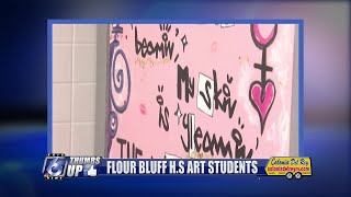 Thumbs Up! Flour Bluff Art Students
