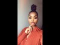 HOW TO DO A TOP KNOT BUN WITH WEAVE!!||QUICK&EASY