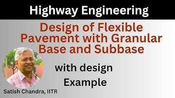 Design of Flexible Pavement with Granular base and subbase as per IRC 37 with actual data in 5 steps