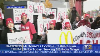 McDonald's Workers Plan Strike, March In Union Park Wednesday Demanding $15/Hour Wage