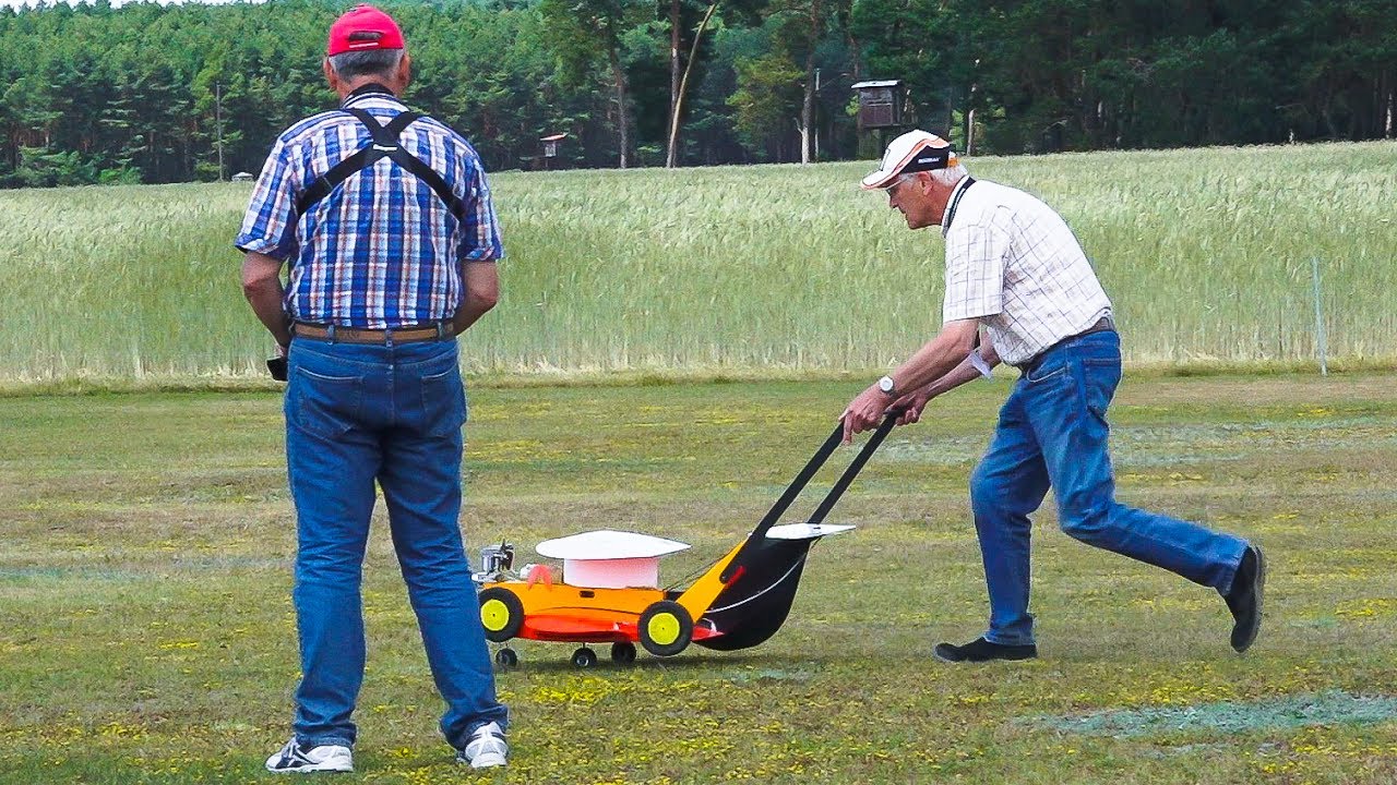 RC LAWN MOWER FLIGHT 