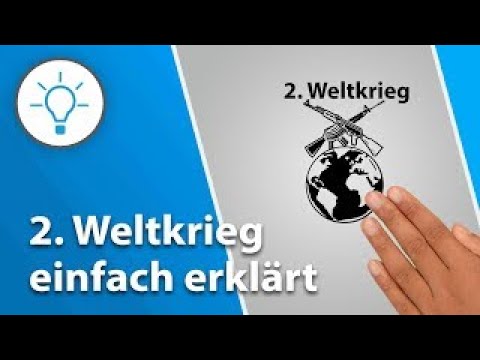 Zweiter Weltkrieg einfach erklärt (explain it simple - Erklärvideo)