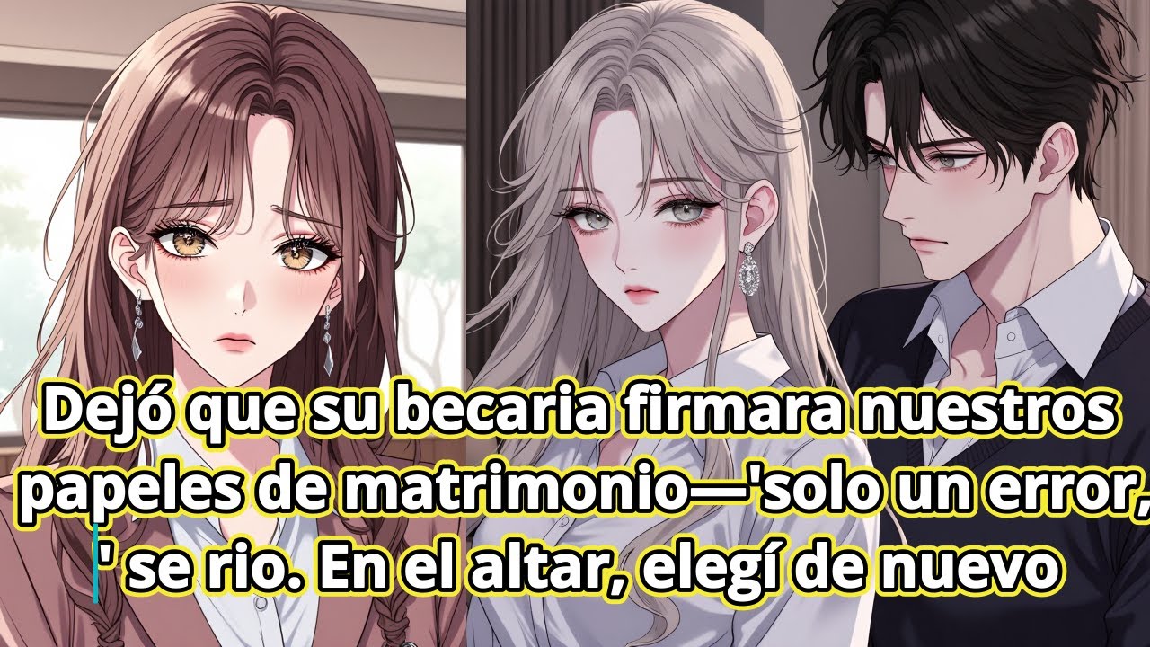 Dejó que su becaria firmara nuestros papeles de matrimonio—'solo un error,' se rio. En el altar, ele