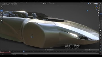 concept car quick modeling - vehicle 033 - part 5 - 4x timelapse