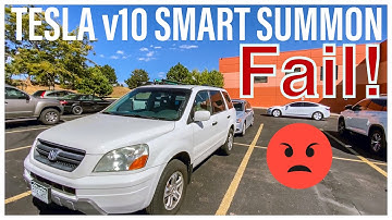 Tesla Model 3 V10 SMART SUMMON FAIL | Software Update | Standard Range Plus