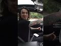 Ronnie Radke driving his car on an outdoor Twitch stream, 2021 - pt.1