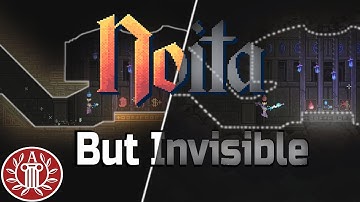 Can I beat Noita while almost everything is invisible?